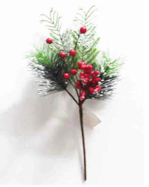 XMAS PICKS BERRY & PINE 15X