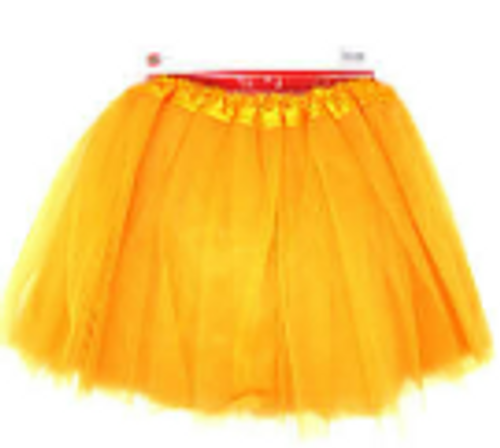 Tulle Ballerina Tutu (S) (Orange)