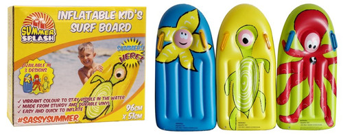 Inflatable Kid's Surf Board 96x51cm