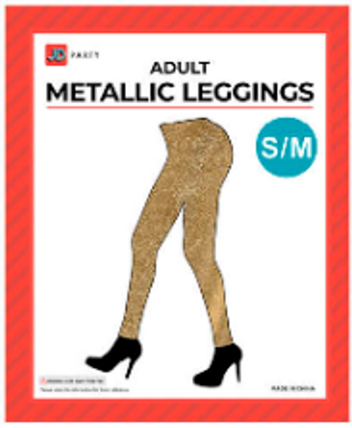 Adult Metallic Leggings (Gold)