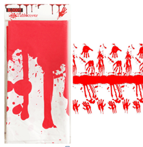 SKU077 274*137CM BLOODY TABLECOVER