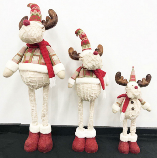 RETRACTABLE BIG BELLY REINDEER 85-115CM