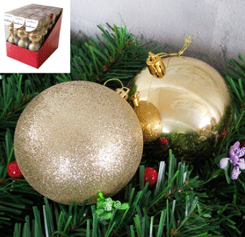 SKU513 4X8CM GOLD BAUBLES