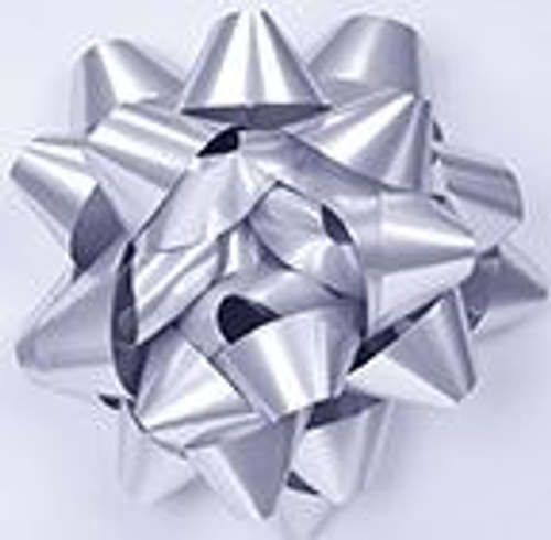 Silver Gift Bow