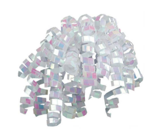 BOW CRINKLE IRR WHITE