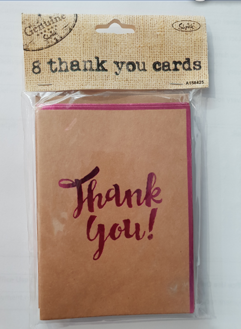 8 Thank You Cards