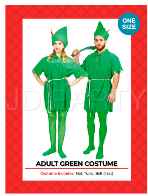Adult Green Costume - one size