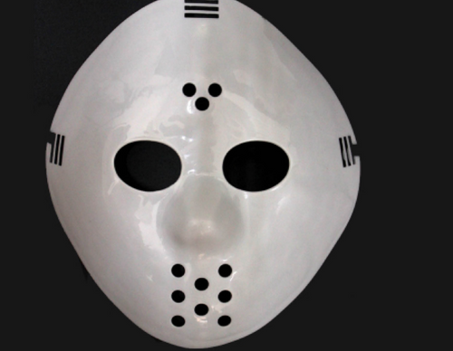 Plastic Mask (Jason White with Dots)