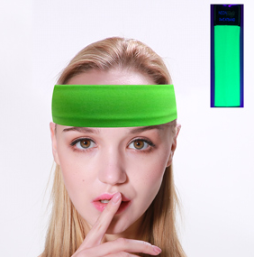 *NEON SWEATBAND-GREEN