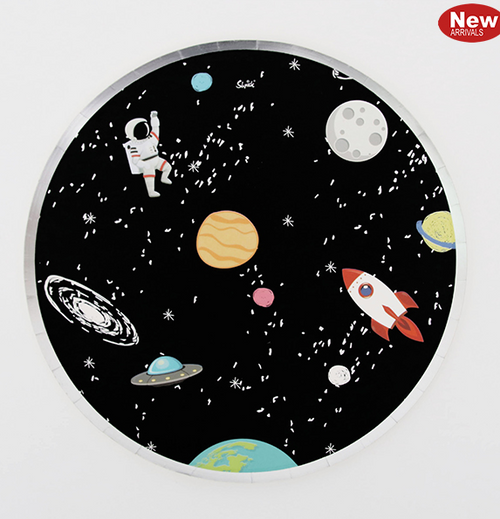 12 230mm Space Paper Plates