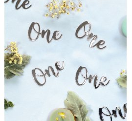 FS ONE Foil Jumbo Confetti Silver 20pk