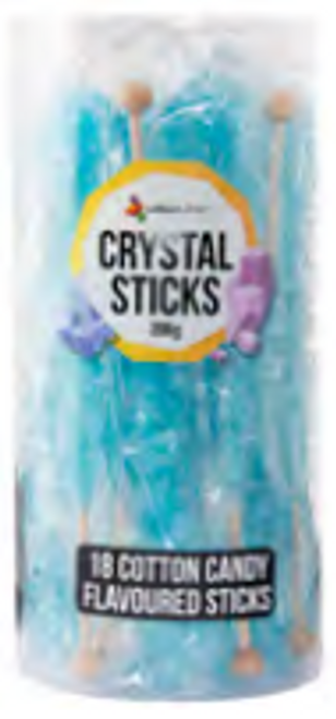 Crystal Sticks Bby Blue 16ct