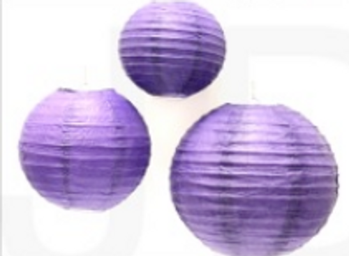 Round Lantern (8) (Purple)