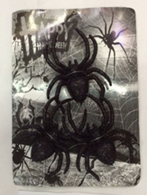 PK/3 LARGE SPIDERS ON COLOUR CARD PK/3 LARGE SPIDERS ON COLOUR CARD