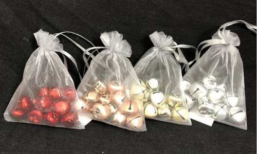 CRAFT - BELLS 2CM ASST COLS 12PCS