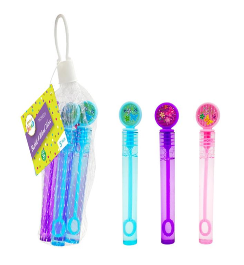 Loot Bag Party Fillers (Net Range) - Party Bubble & Wand Tubes - 5PK