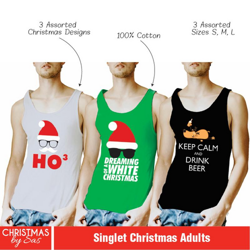 Adults Christmas Singlet