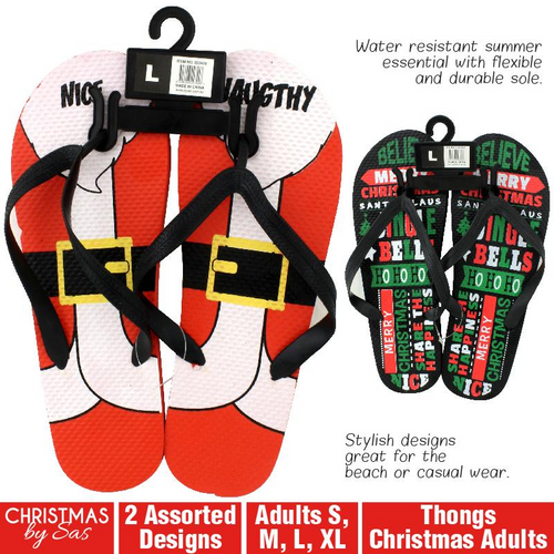 Adults Christmas Thongs