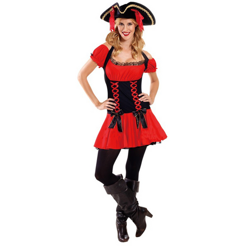 Deluxe Pirate Girl Lrg - Adult