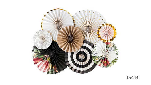 Decoration Fans Deluxe Floral