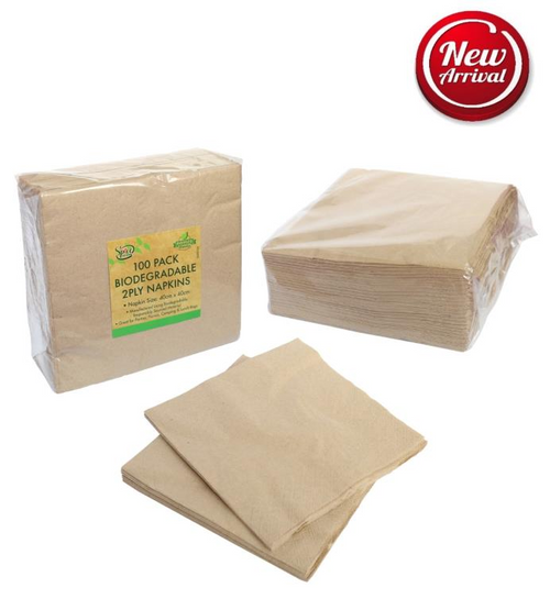 Biodegradable Series Paper Napkin - 40CM X 40CM -100PK