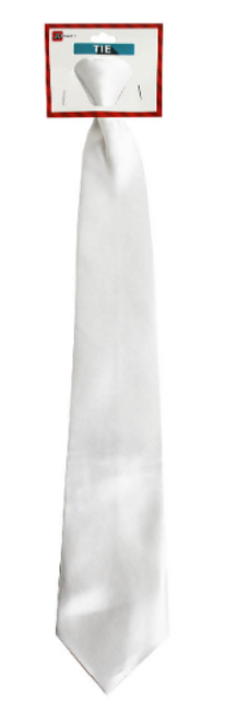 Tie (Plain)(White)