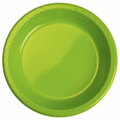 FS Round Banquet Plate 10.5" Lime Green  20pk