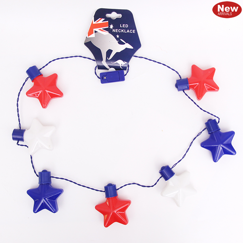 FLASHING JUMBO STAR NECKLACE