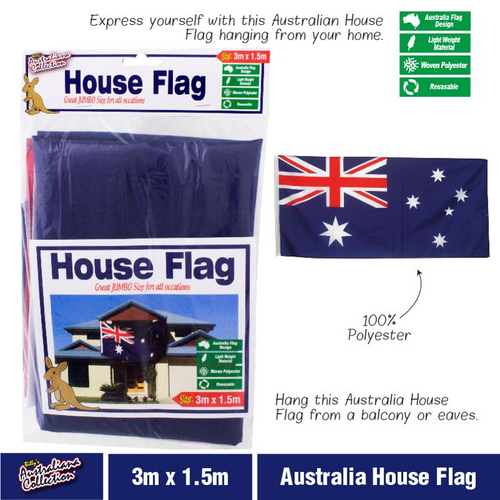 Flag Australia House 3m x 1.5m