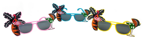 Party Glasses Hawaiian