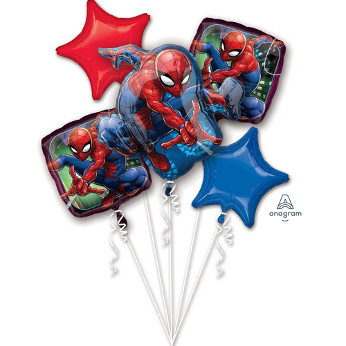 Spiderman Balloon Bouquet