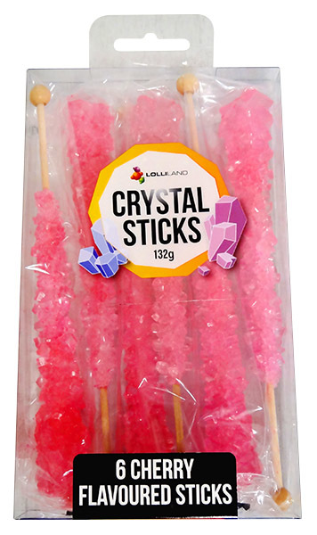Crystal Sticks Hot Pink 6ct