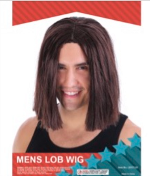 Mens Lob Wig (Brown)