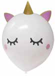 BALLOON DECORATN 2PK UNICORN