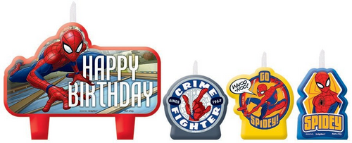 Spider-Man WW BDAY Candle Set