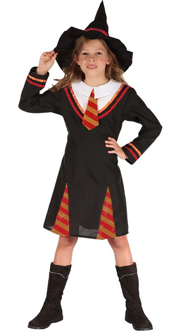 Student Witch Hat Dress W/ Tie