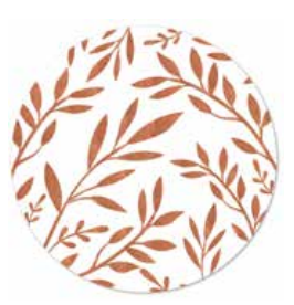 PLACEMATS 4PK PATTERN FOIL ROSE GOLD
