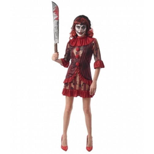 CREEPY LADY CLOWN COLLAR DRESS CREEPY LADY CLOWN COLLAR DRESS