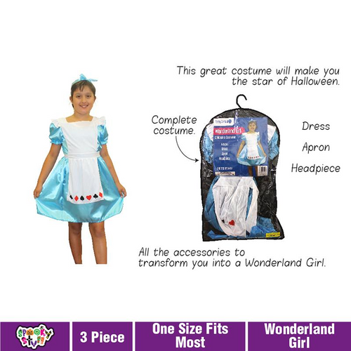 Costume Children Wonderland Girl