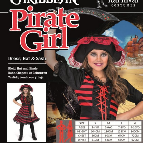 *CARIBBEAN PIRATE GIRL