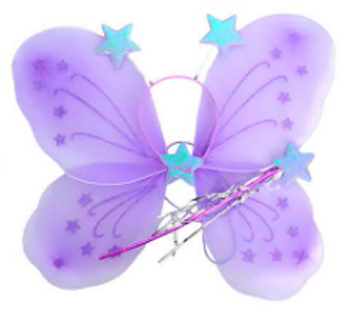 Butterfly Wing 3pcs Set (Purple)