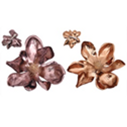 2A METALLIC MAGNOLIA W/CLIP 12CM 1PC