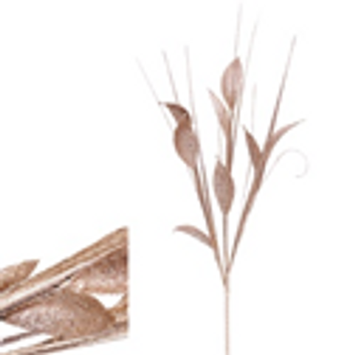 CHAMPAGNE GLITTER STEM 75CM