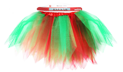 Tutu (S) Christmas Red & Green