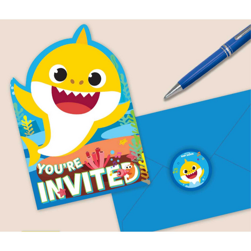 Baby Shark Pstcd Invite