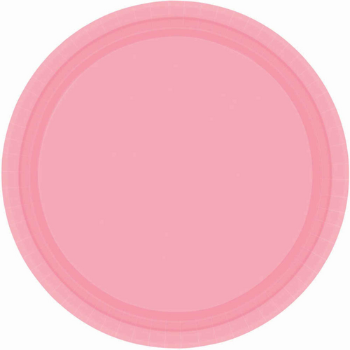 Ppr Plates 7in/17cm Rnd 20CT-New Pink