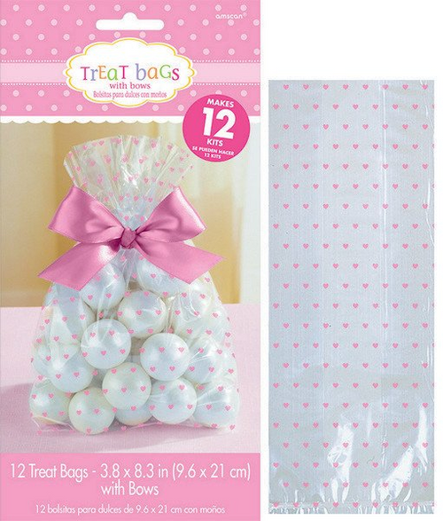 Baby Shw Pink Cello Treat Bag