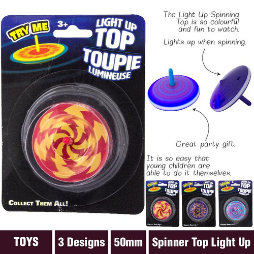 Spinner Top Light Up