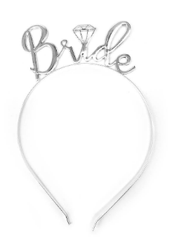 Bride to be Headband Deluxe (Silver)
