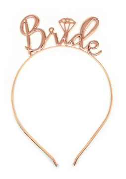 Bride to be Headband Deluxe (Rose Gold)